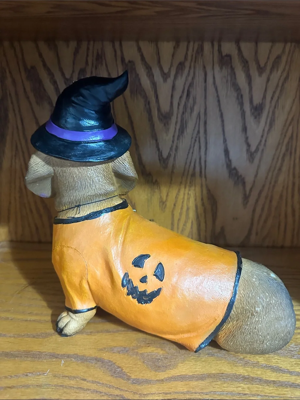 Dachshund Halloween ceramic decor